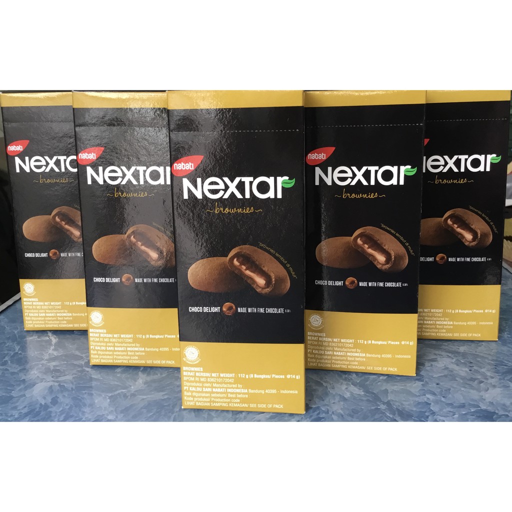 ์Nextar Brownies บราวนี่สอดไส้ช็อคโกแลต นำเข้าจากประเทศอินโดนีเซีย