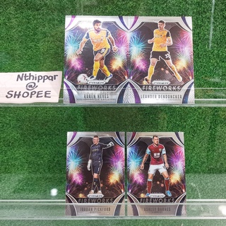 ขาย การ์ด Panini Prizm Premier League 2020-21 Firework Neves Dendonker Pickford Barnes การ์ดฟุตบอล การ์ดนักบอล EVE WOL