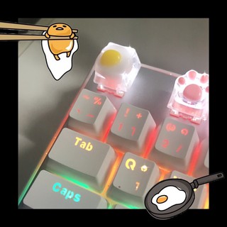 อ่านก่อนสั่งน้าา!! fried egg keycaps คีย์แคปไข่ดาว คีย์แคป คีย์บอร์ด แต่งคอม แต่งคอมพิวเตอร์ แต่งคีย์บอร์ด คีย์แคปเรซิ่น