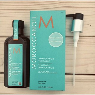 !!ส่งฟรี!! moroccanoil Treatment 125 ml. ( น้ำมันบำรุงผมที่ดีที่สุด มีคุณสมบัติ 7 ประการ เคล็ดลับที่ร้านเราให้ )