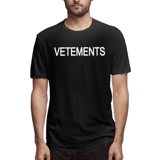 เสื้อยืด พิมพ์ลายสติกเกอร์ Vetements แบบมืออาชีพ