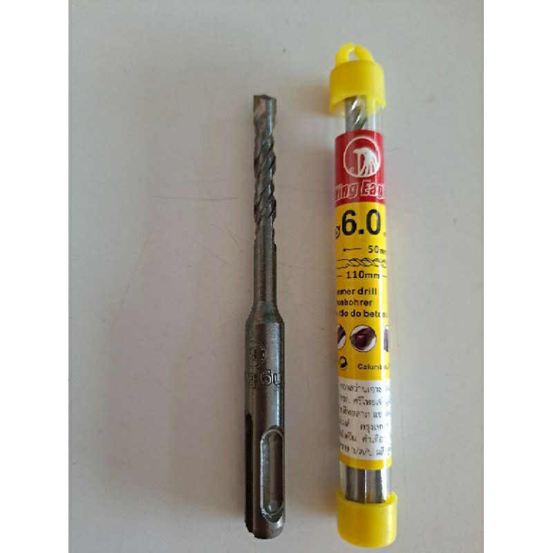 ดอกสว่าน ดอกโรตารี่ ดอกเจาะปูน แบบกระแทก ยี่ห้อ King eagle ขนาดตั้งแต่ 6mm-12mm