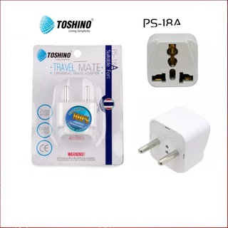 Toshino รุ่น PS-18A ปลั๊กแปลงขากลม