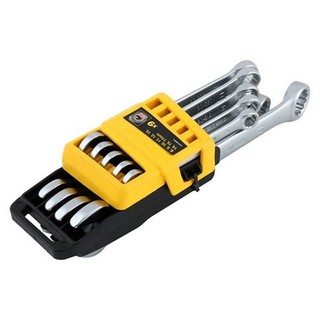 ประแจแหวนข้างปากตาย STANLEY 9 ชิ้น/ชุด COMBINATION WRENCH 9EA/SET 9 EA/SET