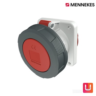 MENNEKES รหัส 1128A ปลั๊กตัวเมีย CEE แบบฝังตรง ชนิดกันน้ำ IP67 3+N+E 63A สั่งซท้อได้ที่ร้าน Uelectric