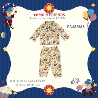 comoandfriends BOSO :09 pajamas เหลือง