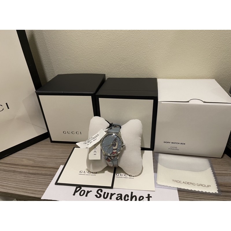 Gucci ivory watch yya82062 hot sale