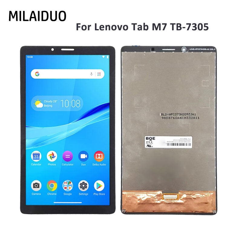 Lcd สําหรับ Lenovo Tab M7 TB-7305 TB-7305F TB-7305i TB-7305x จอแสดงผล LCD Touch Screen Digitizer Full Assembly