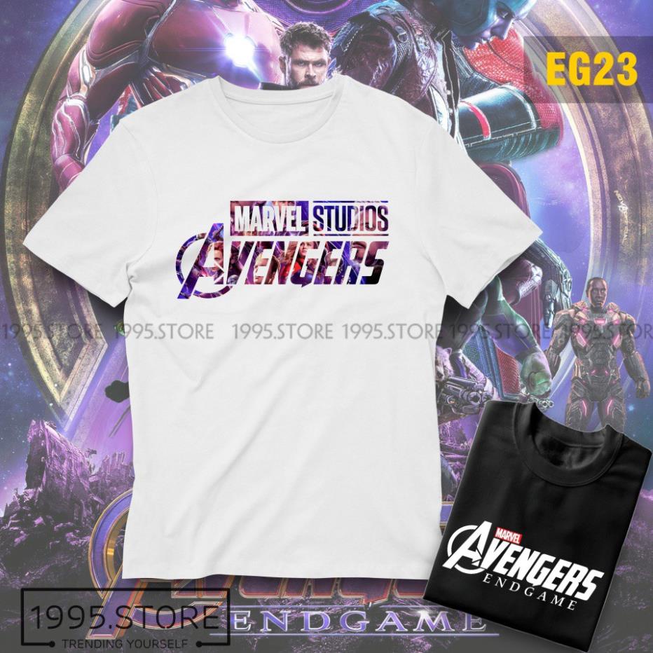 เสื้อยืดธรรมดาพิมพ์ลาย Avenger EG23