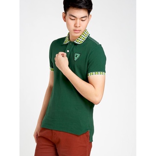 เสื้อโปโล  kufkolar  P32-DK.GREEN.