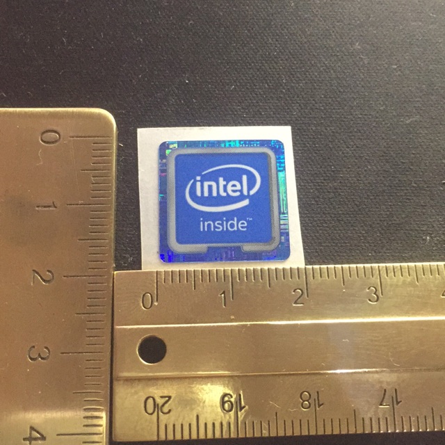 สติ๊กเกอร์ INTEL สติ๊กเกอร์ Celeron M skylake ภายใน 6/7th gen