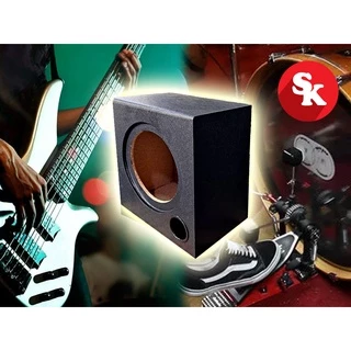 ตู้ลำโพงซับวูฟเฟอร์ 8 นิ้ว [SK-802] ตู้ลำโพงเปล่า จำนวน 1 ใบ (ฟรี!! เเท็ปลำโพง+ท่อลม 2 นิ้ว)