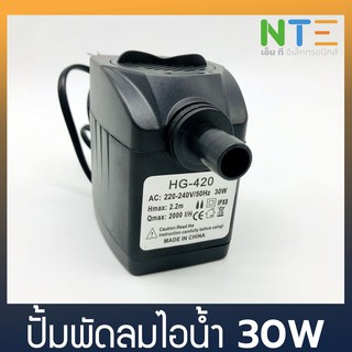 ปั้มน้ำพัดลมไอน้ำ 30W HG-420