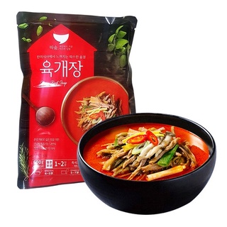 พร้อมส่ง 선미 육개장 ซุปเนื้อรสเผ็ด Sunmi Spicy beef soup 600g