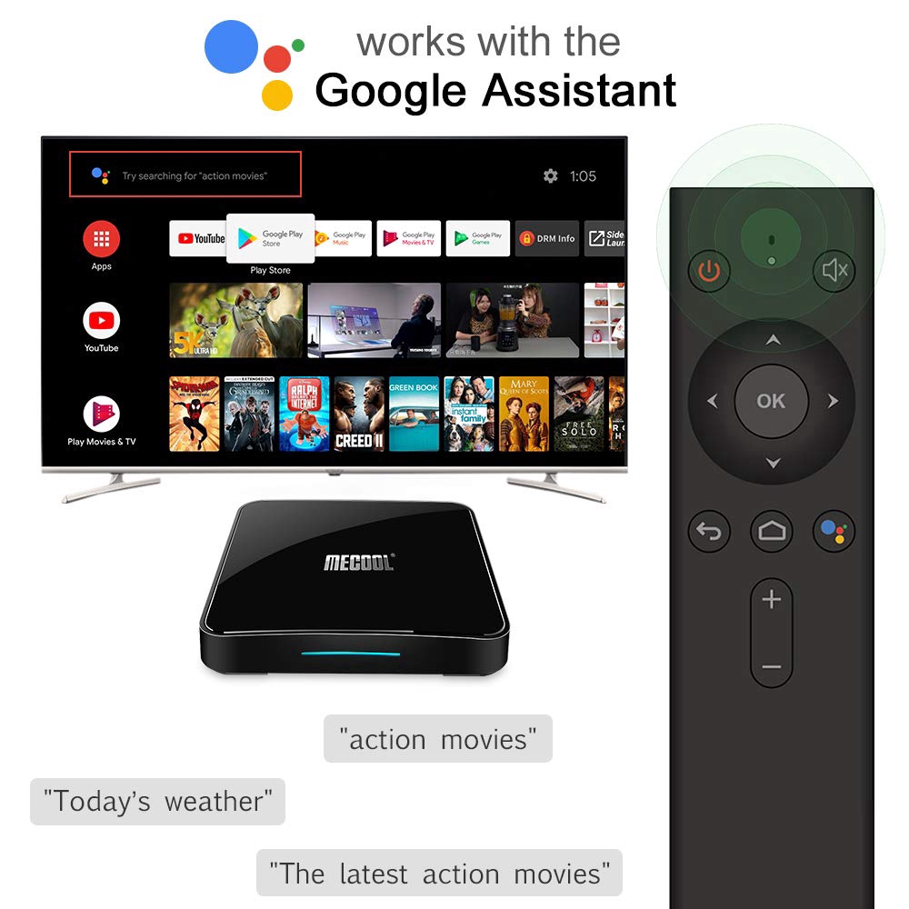 KM3 Android 9.0 TV Box Google Certified 4GB DRR4 64GB / 128GB eMMC ...