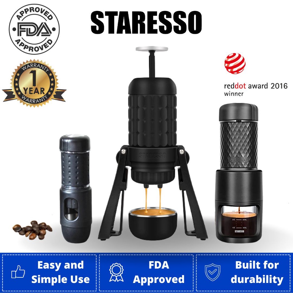 Staresso เครื่องชงกาแฟเอสเปรสโซแบบพกพา Series SP200 SP200M SP300 เครื่องชงกาแฟ Coffee Brewer Espress