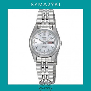 นาฬิกา Seiko 5 Automatic 21 Jewels SYMA27 SYMA27K1 SYMA27K Womens Watch