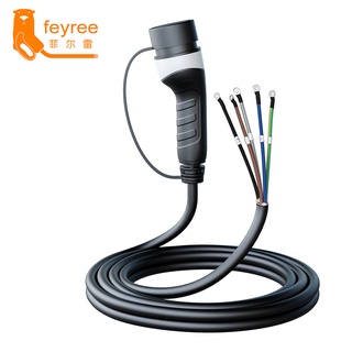 Feyree EV สายชาร์จ Type2 ตัวเมีย 5 เมตร 16A 4KW 1 เฟส IEC62196-2 สําหรับรถยนต์ไฟฟ้า