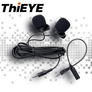 ThiEYE T5e / T5 Dual-head External Lavalier Microphone