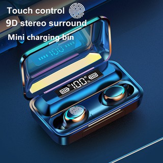 TWS Earphone Bluetooth 5.1 Wireless Headphone Hearing Aid Waterproof Earbuds Headset Handfree With Mic 2200mAh Charging Box