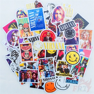 ❤ Nirvana Q-2 Rock Band Mini Diary Manual สติ๊กเกอร์ ❤ 40Pcs/Set Kurt Cobain DIY Fashion Album Notebooks Scrapbooks Decor สติ๊กเกอร์