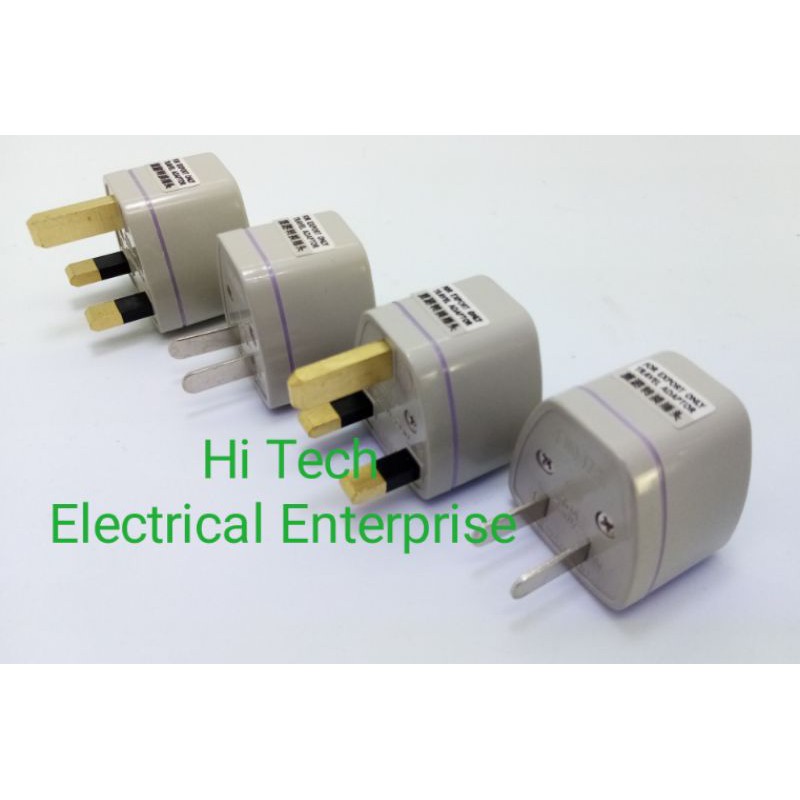 UNIVERSAL MULTI PIN PLUG ADAPTER (3 PIN UK / AUS) TRAVEL ADAPTER