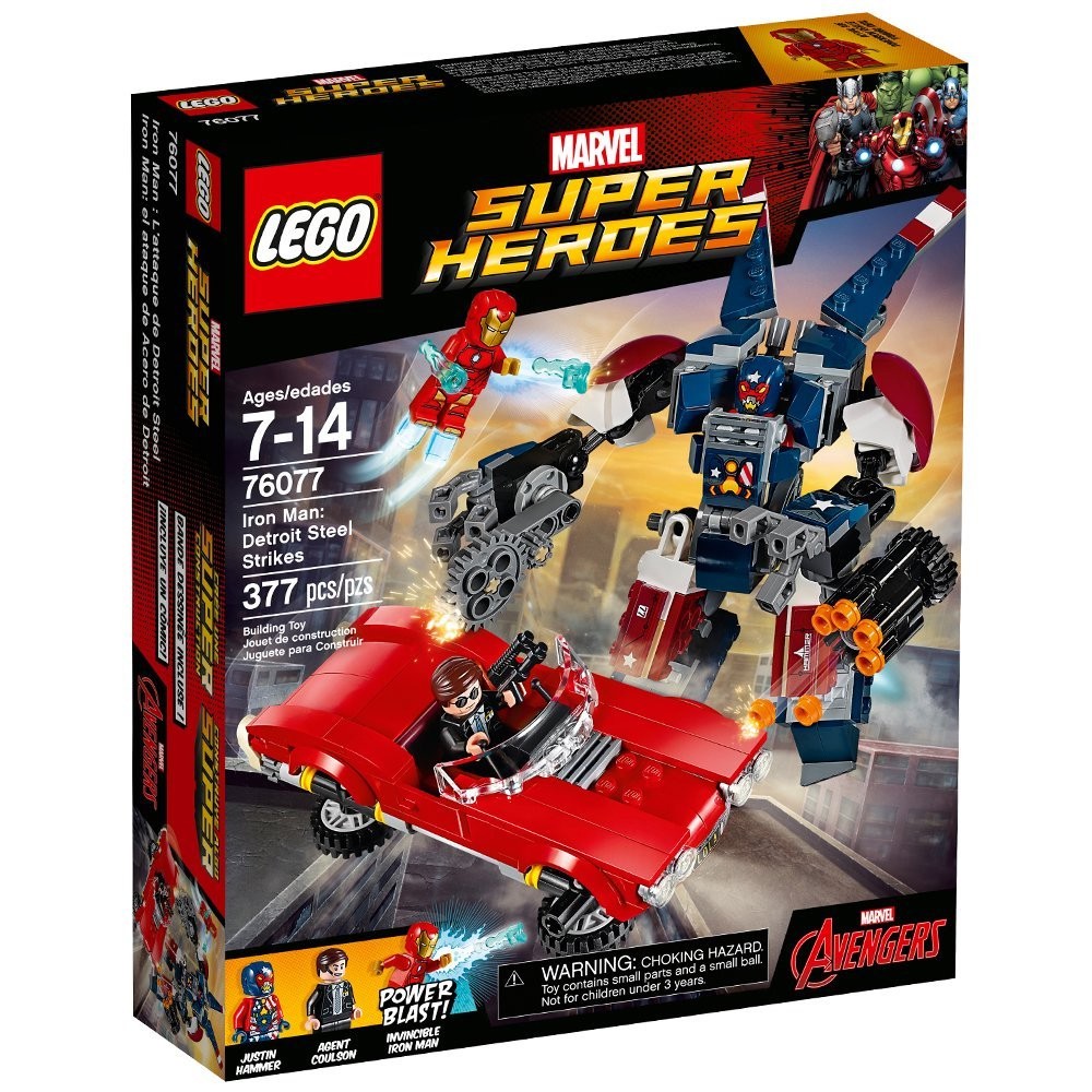 LEGO Marvel Super Heroes Iron Man Detroit Steel Strikes 76077