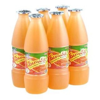 ดีโด้ น้ำส้มสายน้ำผึ้ง20% ขนาด 330ml ยกแพ็ค 6ขวด DEEDO ORANGE JUICE SAINAMPHENG