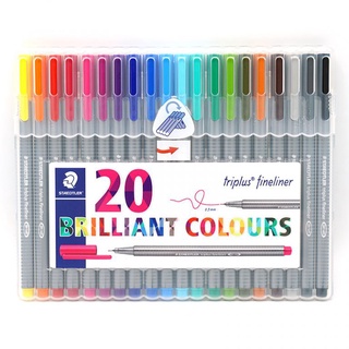 Staedtler ปากกาสี Triplus Fineliner ชุด 20 สี 334SB20