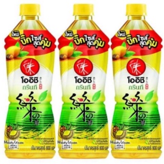 น้ำชาเขียว โออิชิ กรีนที 800 ml บิ๊กไซส์สุดคุ้ม oishi green tea honey lemon น้ำผึ้งมะนาว ขวดละ 30 บาท