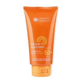 ครีมกันแดดOriental Princess Natural Sunscreen Ultimate UV Block For Body SPF50+/PA+++ 150g