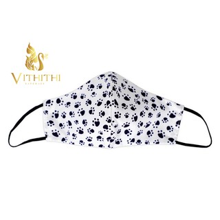 Vithithi Mask ผ้าปิดจมูก ลายDog foot