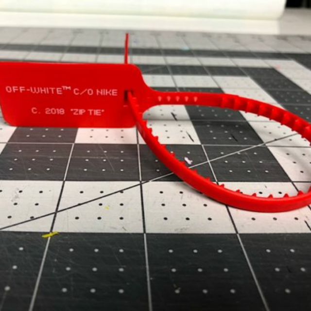 Zip tie off-white costom