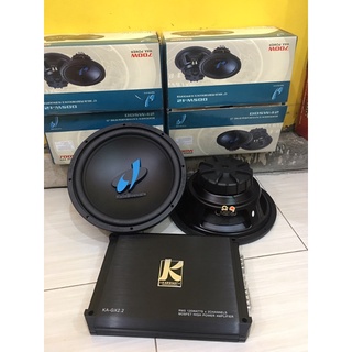 ชุดละ 2595บาท 12”เบส2ดอกแอมป์2Ch Class AB 1ตัวตามรูป