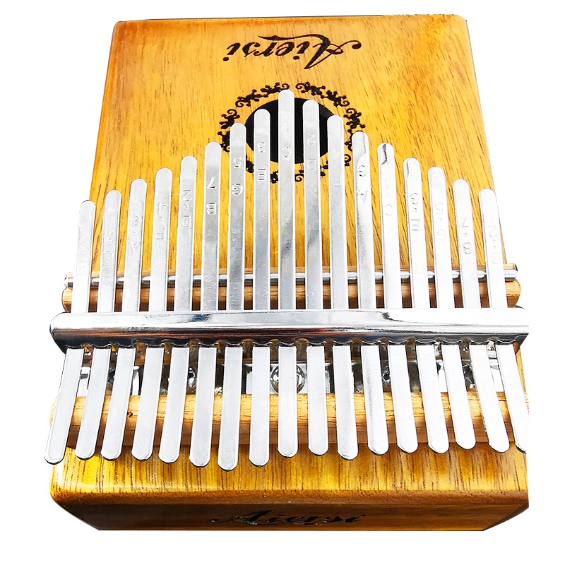Full Set Aiersi Solid Koa 17 Key Finger Kalimba Keyboard Musical ...