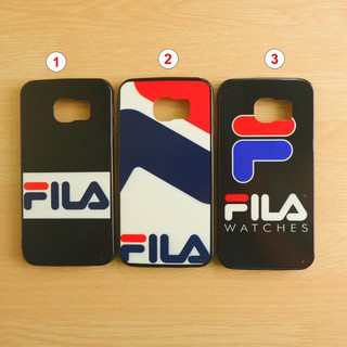 Samsung S6 / S6 edge / S7 / S7 edge เคสขอบนิ่มเส้นนูน FILA