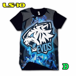 เสื้อยืด ลาย Evos FF 3D ราคาถูก สําหรับเล่นเกม