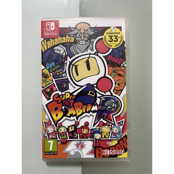 แผ่นเกมส์ Super Bomberman R Nintendo Switch มือสอง สภาพดี ใช้งานน้อยมาก