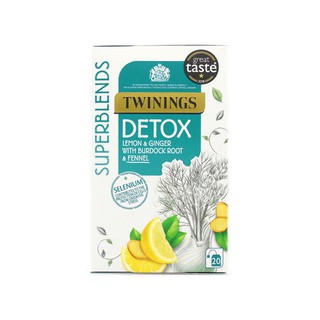 ขายแยกซอง 2กรัม ชา Twinings, SUPERBLENDS DETOX