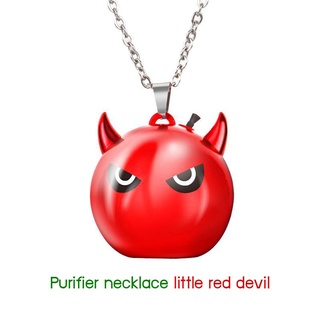 เครื่องฟอกอากาศไอออนลบ แบบแขวนคอ หรือพกพา Little Red Devil กำจัดฟอร์มาลดีไฮด์, หมอกควัน, ควัน, PM2.5 และฆ่าเชื้อ