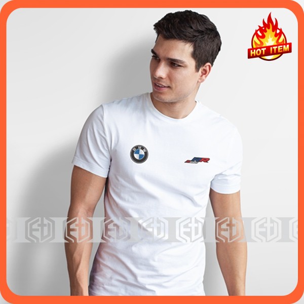 [4 สี] S1000RR S1000 RR BMW T เสื้อ M3 M5 X5 Motorsport M กีฬารถแข่งทีมรถจักรยานยนต์ Turbo Performan