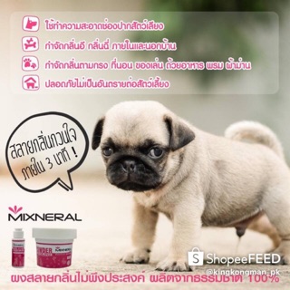 🔥ส่งฟรี ไม่ต้องใช้โค้ด🔥 Mixneral For Dog สำหรับหมา สลายกลิ่นฉี่หมา สลายกลิ่นหมา กลิ่นสะอาด