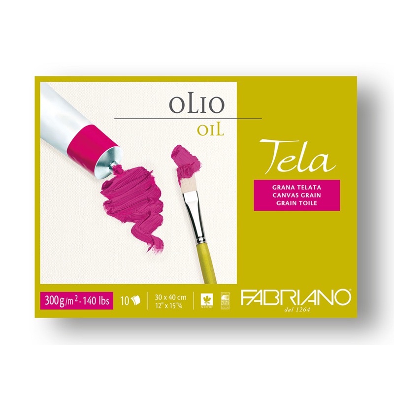 🟡Fabriano tela กระดาษสีน้ำมัน ผ้าใบสีน้ำมัน