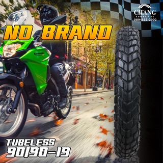 90/90-19 รุ่น 307 ยี่ห้อNO BRAND เกรดB ยางปี2018 TUBELESS