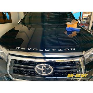 🔥ส่งฟรี🔥อักษรติดฝากระโปรง REVOLUTION สำหรับ Toyota Revo