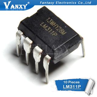 10PCS LM311P DIP8 LM311 DIP 311P DIP-8 DIFFERENTIAL COMPARATORS WITH STROBES new and original IC