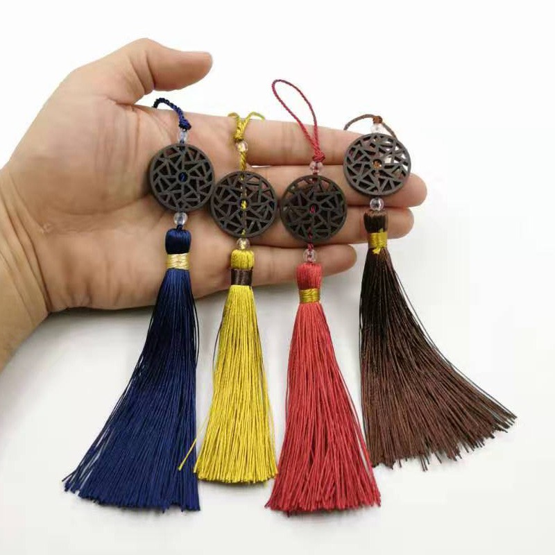 พู่สไตล์ใหม่ Tasbih 4 สีอุปกรณ์เสริมผ้าฝ้าย Misbaha