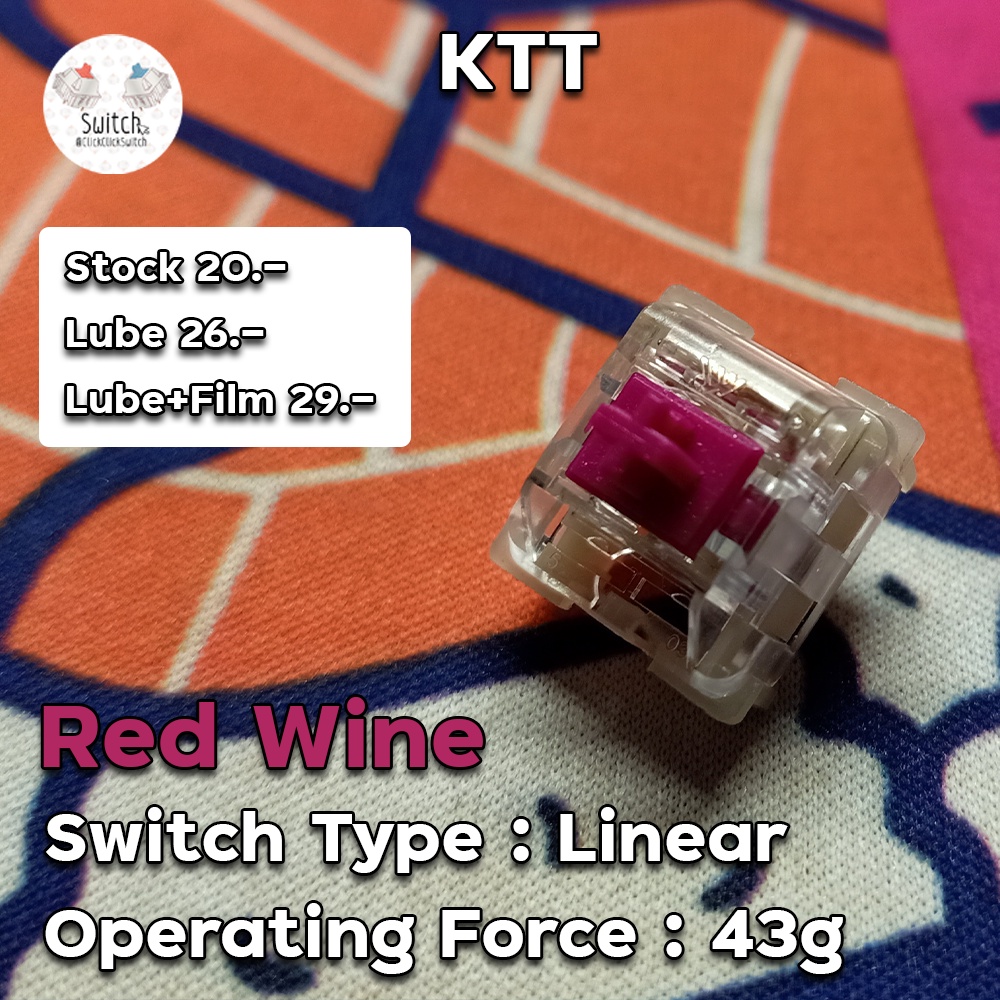 ของพร้อมส่ง KTT MINT Linear 45g Clickclickswitch - takoon064522 - ThaiPick