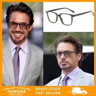 【HENGHA】【พร้อมสต็อก】INS แฟชั่น Iron Man Square กรอบแว่นตาผู้หญิง / ผู้ชาย