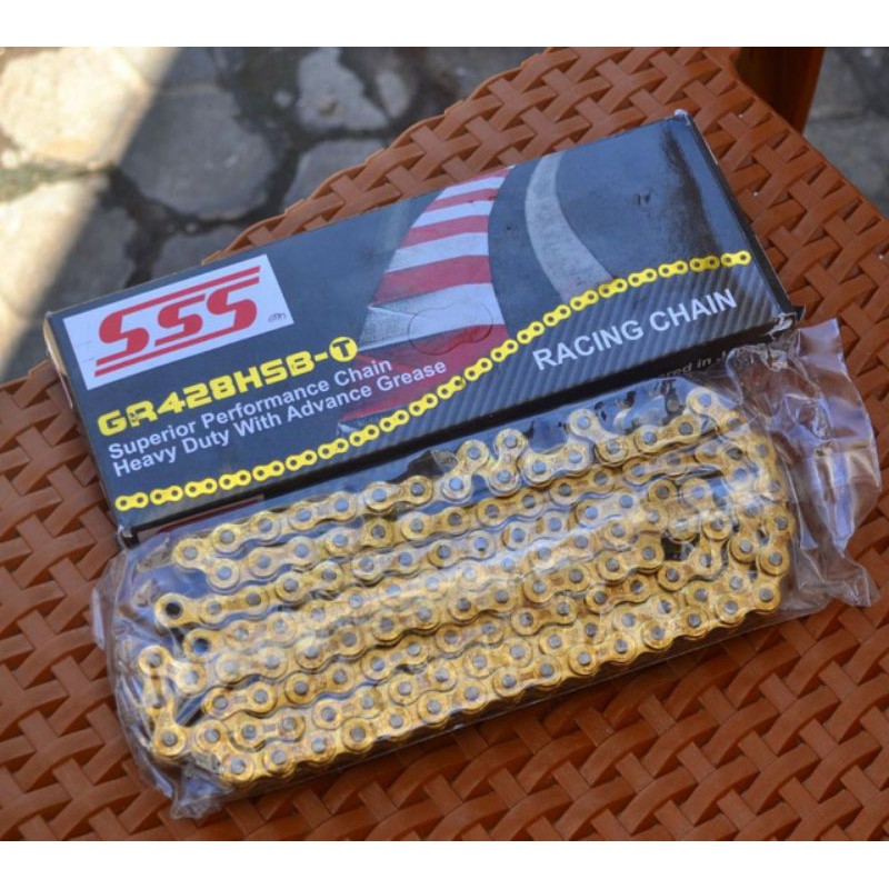 SSS HSBT 428 CHAIN 120L 130L ORIGINAL THICK SSS RACING CHAIN 428